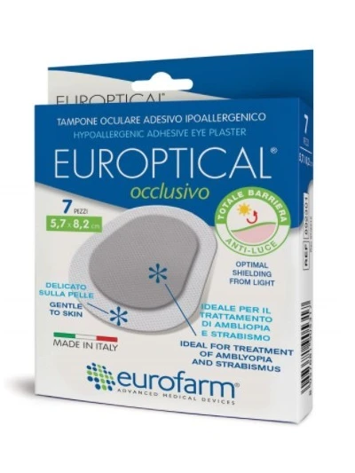 EUROPTICAL - TAMPONE OCULARE ADESIVO STERILE OCCLUSIVO...