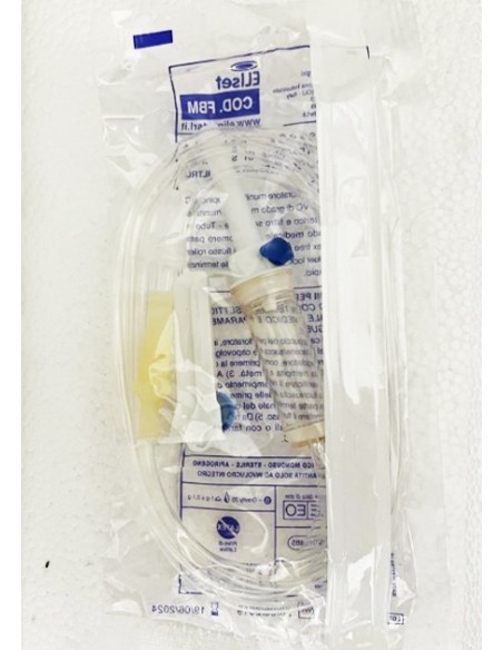 DEFLUSSORE LUER LOCK CON CAMERA MEDIA