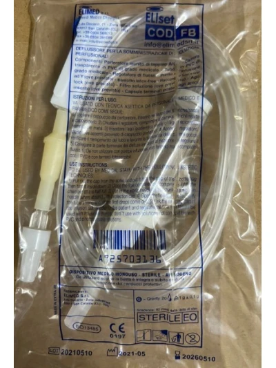 ELISET DEFLUSSORE SENZA AGO A 2 VIE CON RACCORDO LUER LOCK