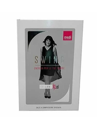 MEDI 14MMHG COLLANT XLEI 70 DENARI - NERO COD.7050XL