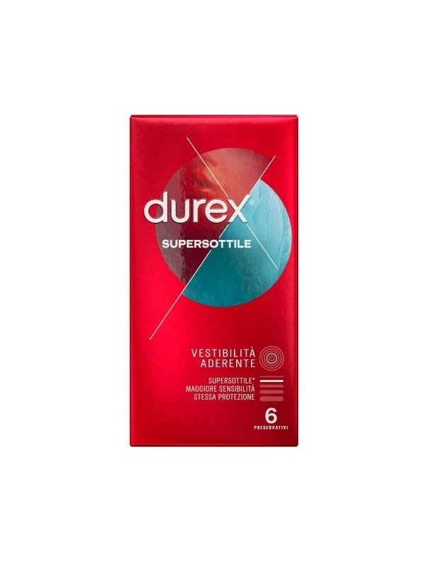 DUREX SUPERSOTTILE CLOSE FIT6P