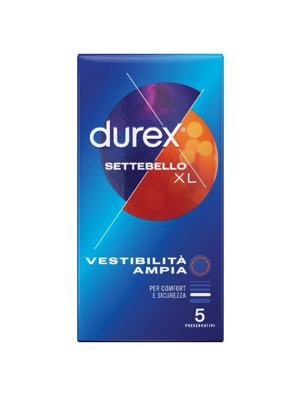 DUREX SETTEBELLO PROFILATTICI XL 5PZ