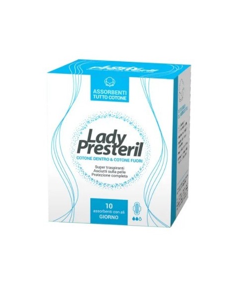 LADY PRESTERIL POCKET ASSORBENTI GIORNO CON ALI - 10PZ