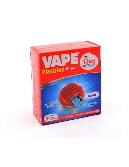 VAPE - ELETTROEMANATORE A SPINA + 10 PIASTRINE