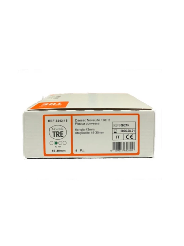 NOVALIFE TRE2 PLACCA CONVESSA 15-30MM - COD.3243 5PZ