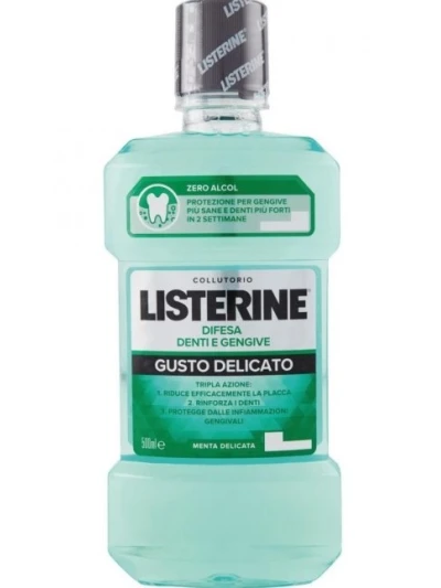 LISTERINE  COLLUTTORIO DIFESA DENTI E GENGIVE 500ML