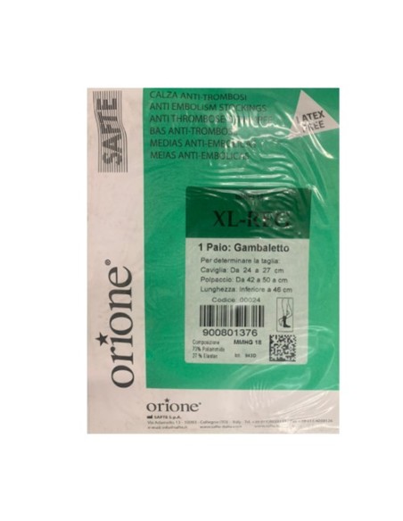 ORIONE GAMBALETTI ANTI-TROMBO 00024 - TG.XL REGULAR