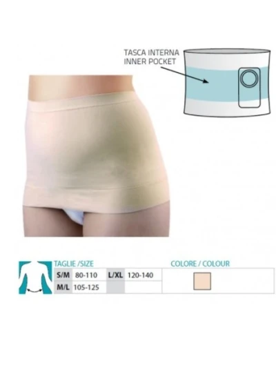 ORIONE 3055 FASCIA STOMIA SENZA CUCITURE - UNISEX