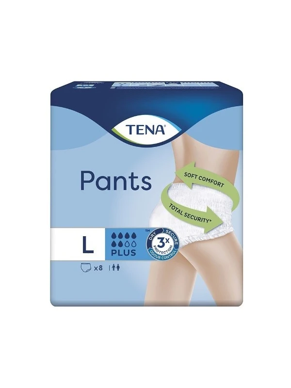 TENA PANTS PLUS - TAGLIA L 8PZ