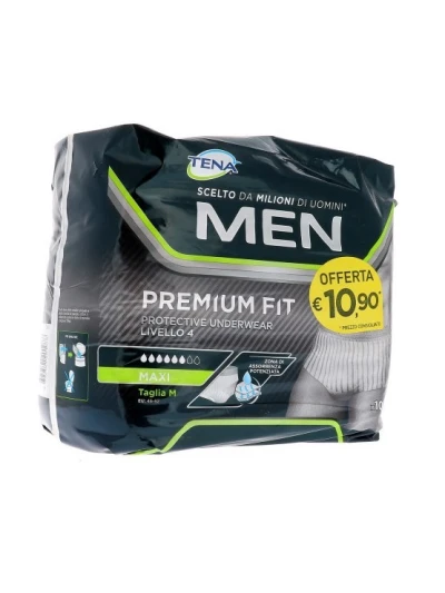 TENA MEN PREMIUM FIT LIVELLO 4 - TAGLIA M 10PZ
