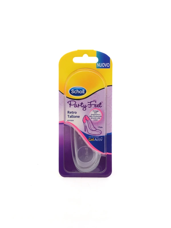 SCHOLL PARTY FEET GEL RETRO TALLONE - 1 PAIO