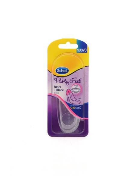 SCHOLL PARTY FEET GEL RETRO TALLONE - 1 PAIO