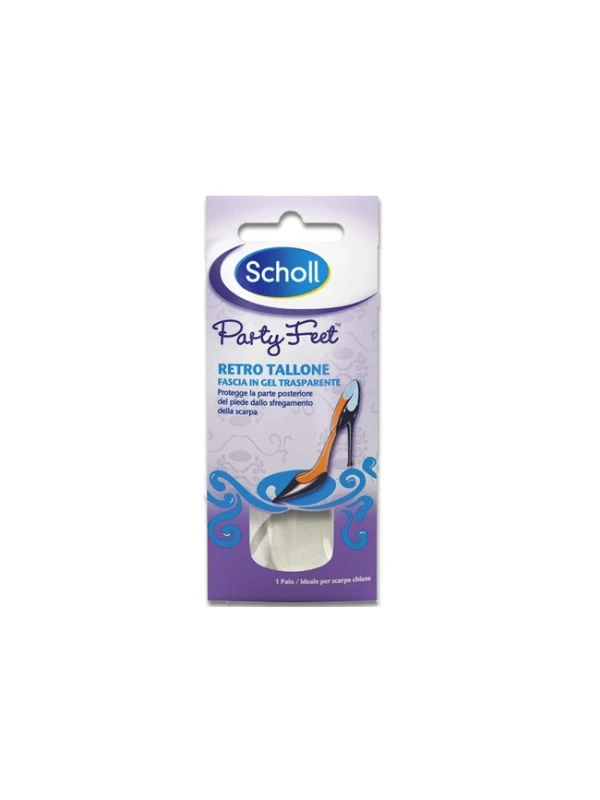 SCHOLL PARTY FEET GEL RETRO TALLONE - 1 PAIO