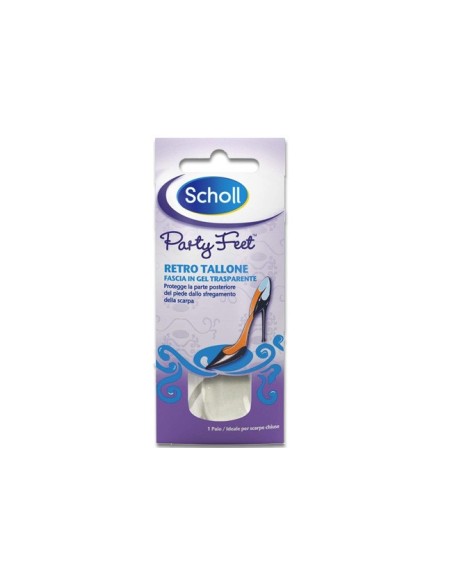 SCHOLL PARTY FEET GEL RETRO TALLONE - 1 PAIO