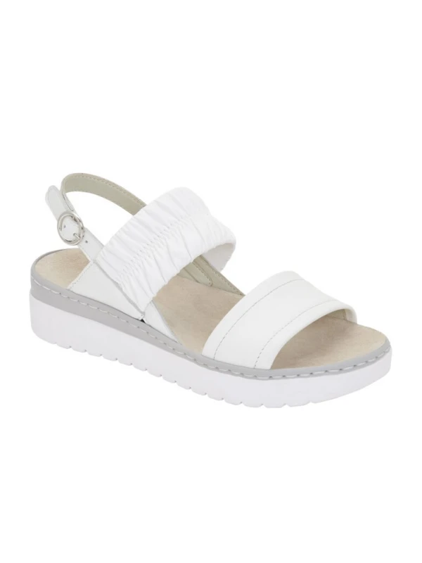 SCHOLL - SANDALI VIAREGGIO CON CINTURINO - COLORE BLU O BIANCO