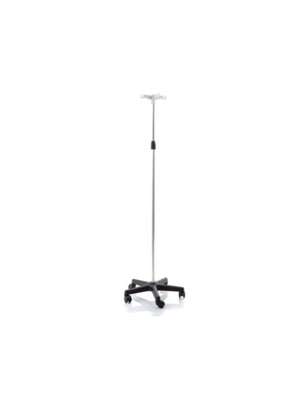 ASTA PORTA FLEBO CON RUOTE E 4 GANCI