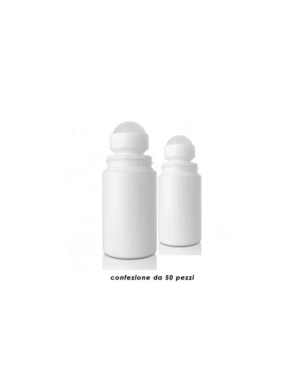 FLACONE VUOTO IN PLASTICA ROLL-ON - 50ML   50PZ.