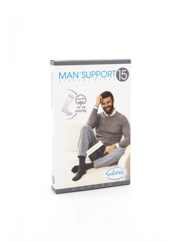 MAN SUPPORT 15MMHG GAMBALETTI UOMO IN COTONE