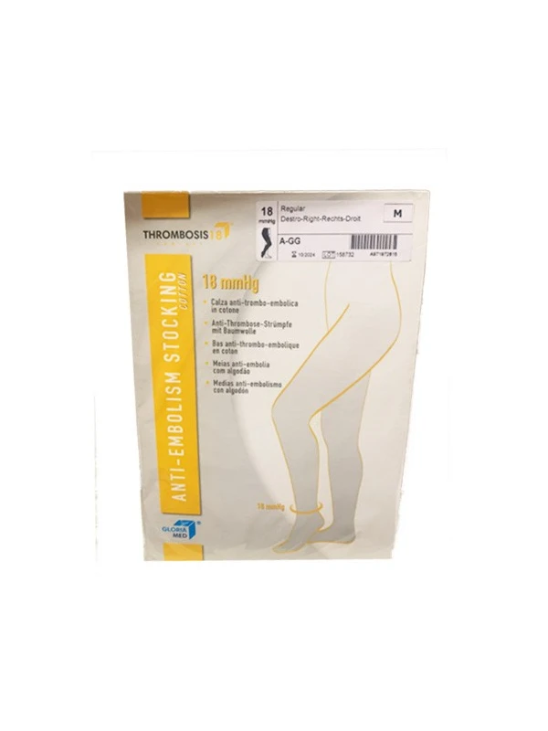 GLORIA THROMBOSIS 18MMHG MONOCOLLANT DESTRO - REGULAR