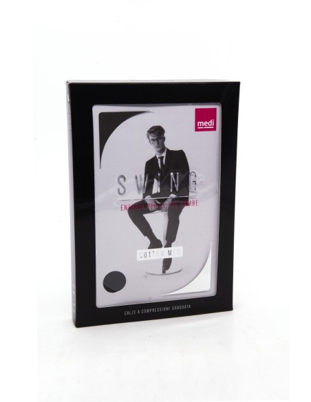 MEDI 18MMHG UOMO GAMBALETTO GRIGIO - COD.1810CM