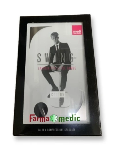 MEDI GAMBALETTI UOMO 18MMHG COTTON MED - BLU COD.1830CM