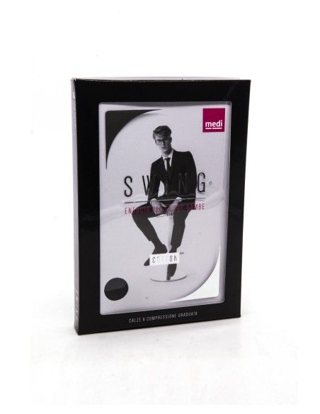 MEDI GAMBALETTI UOMO 18MMHG - COTONE NERO COD.1850