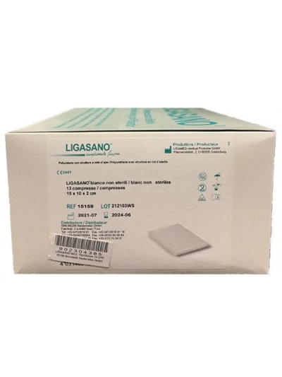 LIGASANO BIANCO NON STERILE 15X10X2CM - 13PZ COD.15158