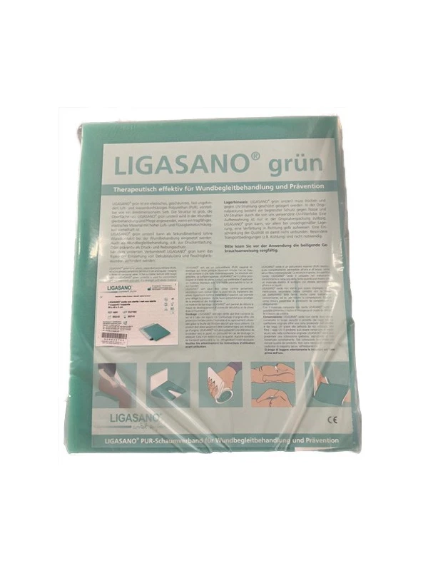 LIGASANO VERDE NON STERILE - 55X45X2 - 7PZ  COD.16001