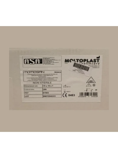 MOMOSAN BIANCO STERILE 15X10X1 286PZ