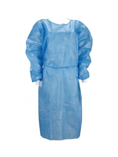 CAMICE VISITATORE MONOUSO VERDE IN TNT 10PZ 2