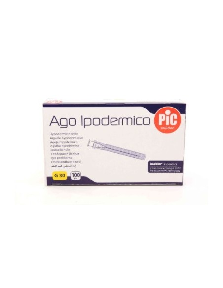 PIC AGO IPODERMICO - G30 0,5 X 12,7MM - 100PZ