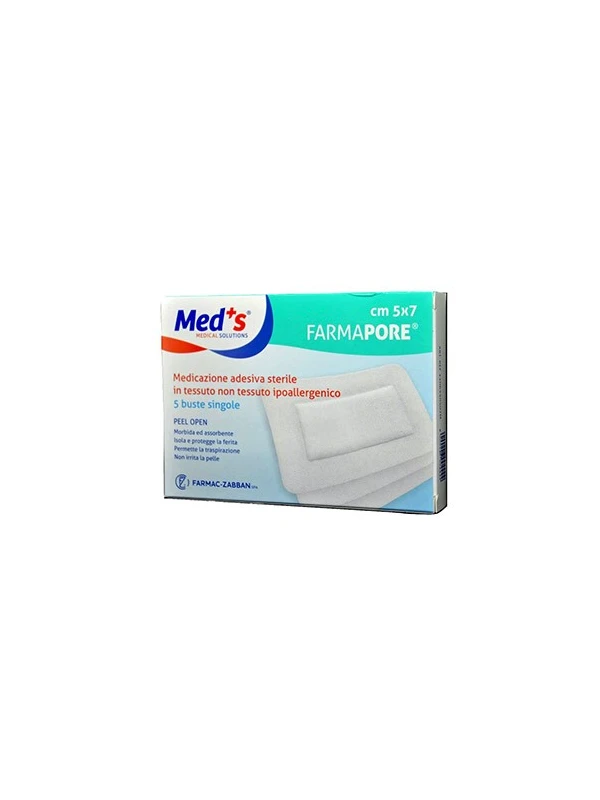 MEDS PORE MEDIC PUR 5X7CM 5PZ