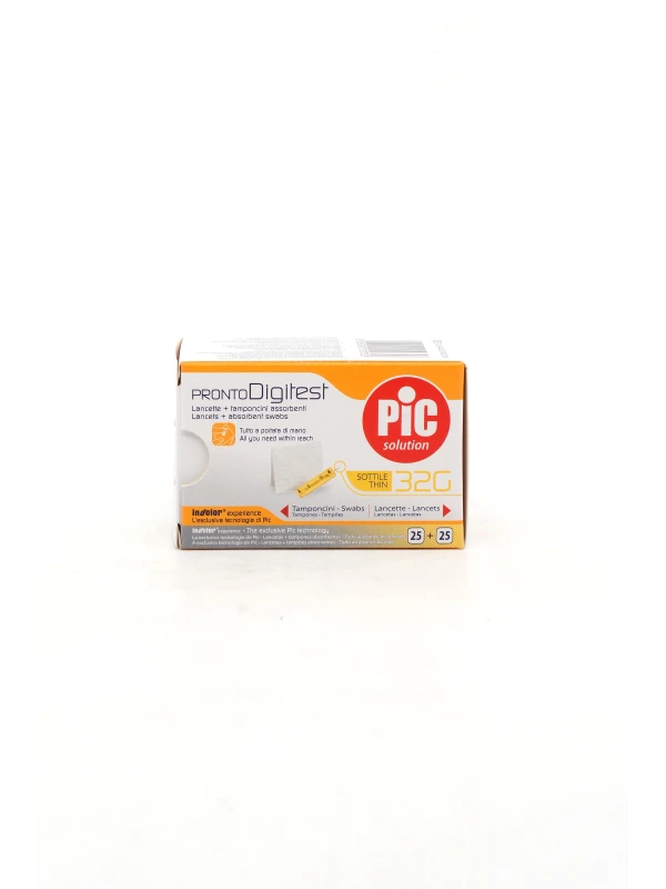 PIC DIGITEST LANCETTE PUNGIDITO G32 + TAMPONCINI - 25PZ