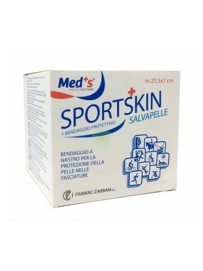 SPORTSKIN BENDA SALVAPELLE ADESIVA - 7CMX27,5M - MED'S -...