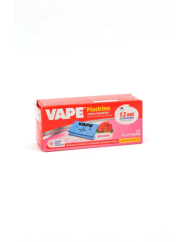 VAPE - PIASTRINE RICARICA AL GERANIO - 30PZ