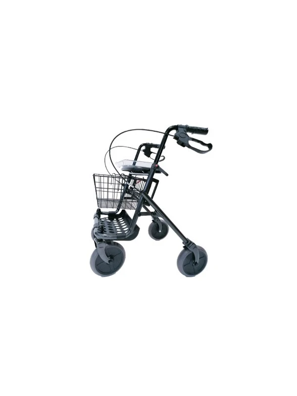 DEMABULATORE ROLLATOR NEW ROMA - 4 RUOTE E FRENO A LEVA