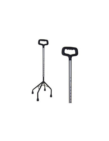 QUADRIPODE IN DURALLUMINIO REGOLABILE - IMPUGNATURA CHIUSA