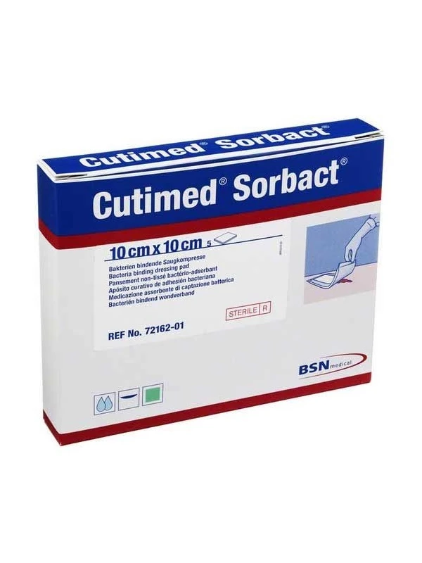 CUTIMED SORBACT MEDICAZIONE ASSORBENTE 10X10 5PZ