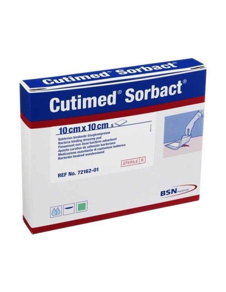 CUTIMED SORBACT MEDICAZIONE ASSORBENTE 10X10 5PZ