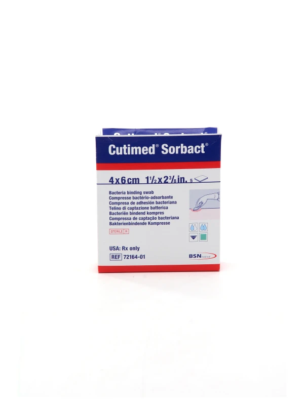 CUTIMED SORBACT MEDICAZIONE 4X6CM 5PZ