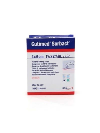 CUTIMED SORBACT MEDICAZIONE 4X6CM 5PZ 2