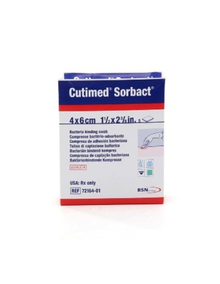 CUTIMED SORBACT MEDICAZIONE 4X6CM 5PZ
