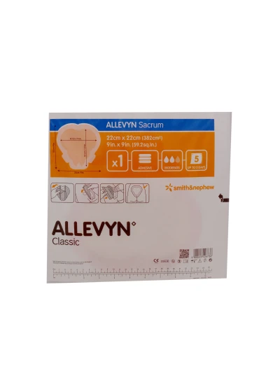 ALLEVYN SACRUM MEDICAZIONE ADESIVA STERILE 22X22CM - 1PZ