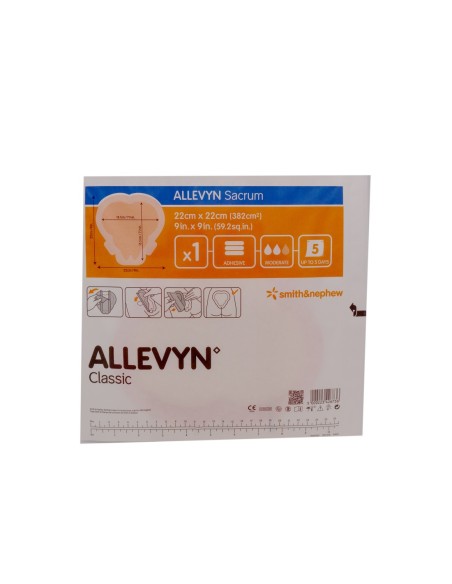 ALLEVYN SACRUM MEDICAZIONE ADESIVA STERILE 22X22CM - 1PZ
