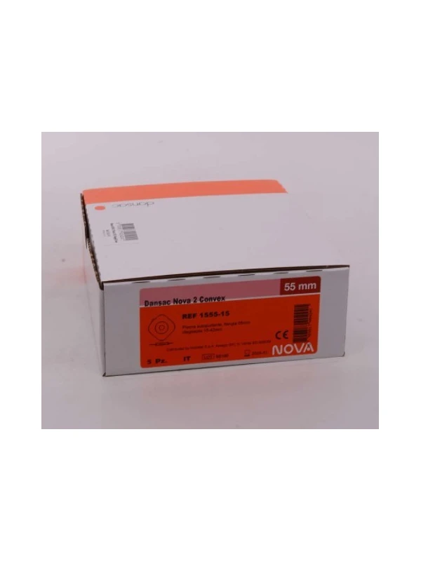 DANSAC NOVA2 - PLACCA STOMIA CONVESSA 55MM - RIT.15/42 COD.1555-15