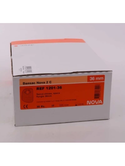 DANSAC NOVA2 SACCA CHIUSA OPACA 36MM - 30PZ COD.1201-36