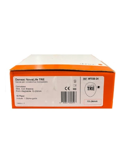 NOVALIFE TRE1 SACCA CONVESSA 15-24MM - COD.MT035-24 10PZ