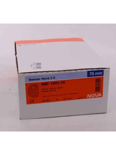DANSAC NOVA2 SACCA CHIUSA OPACA 70MM - 30PZ COD.1201-70