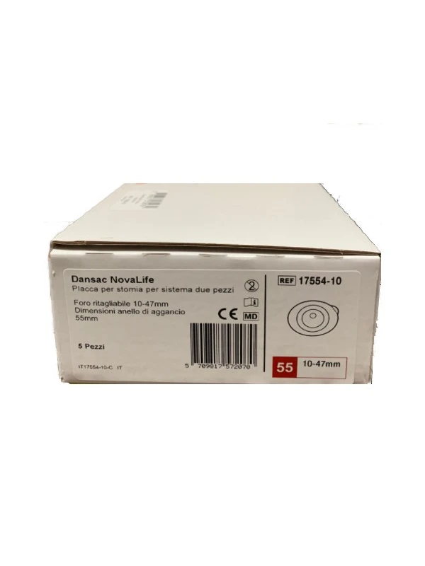 DANSAC NOVALIFE 2 PLACCA 55MM - COD.17554 5PZ