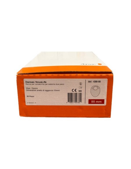 DANSAC NLIFE2 MAXI SACCA CHIUSA 55MM - COD.1305-55 30PZ